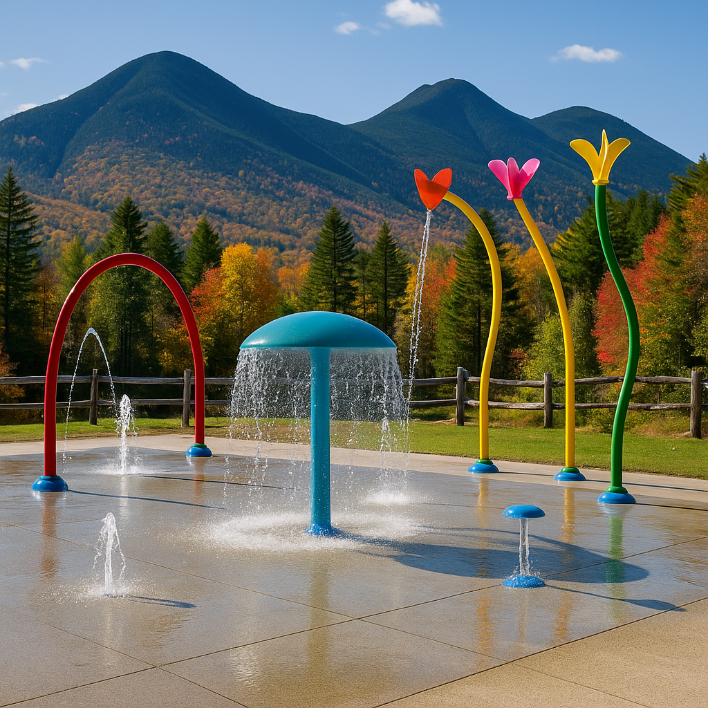 Splash pads in New Hampshire